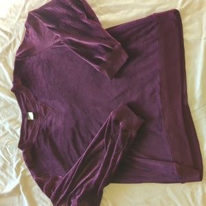Honeydew Velour lounge wear set. Women's Large
